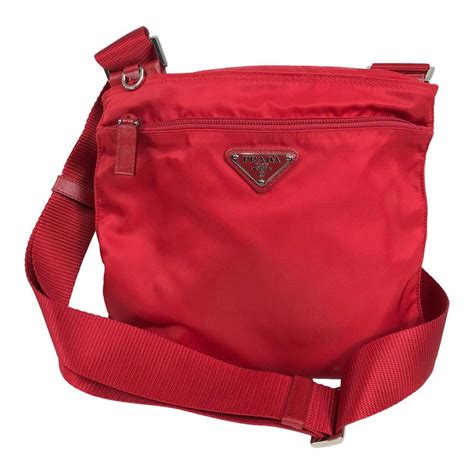 nylon red prada bag|prada nylon bag second hand.